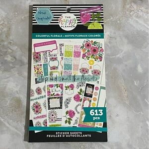 The Happy Planner Colorful Floral Sticker Collection